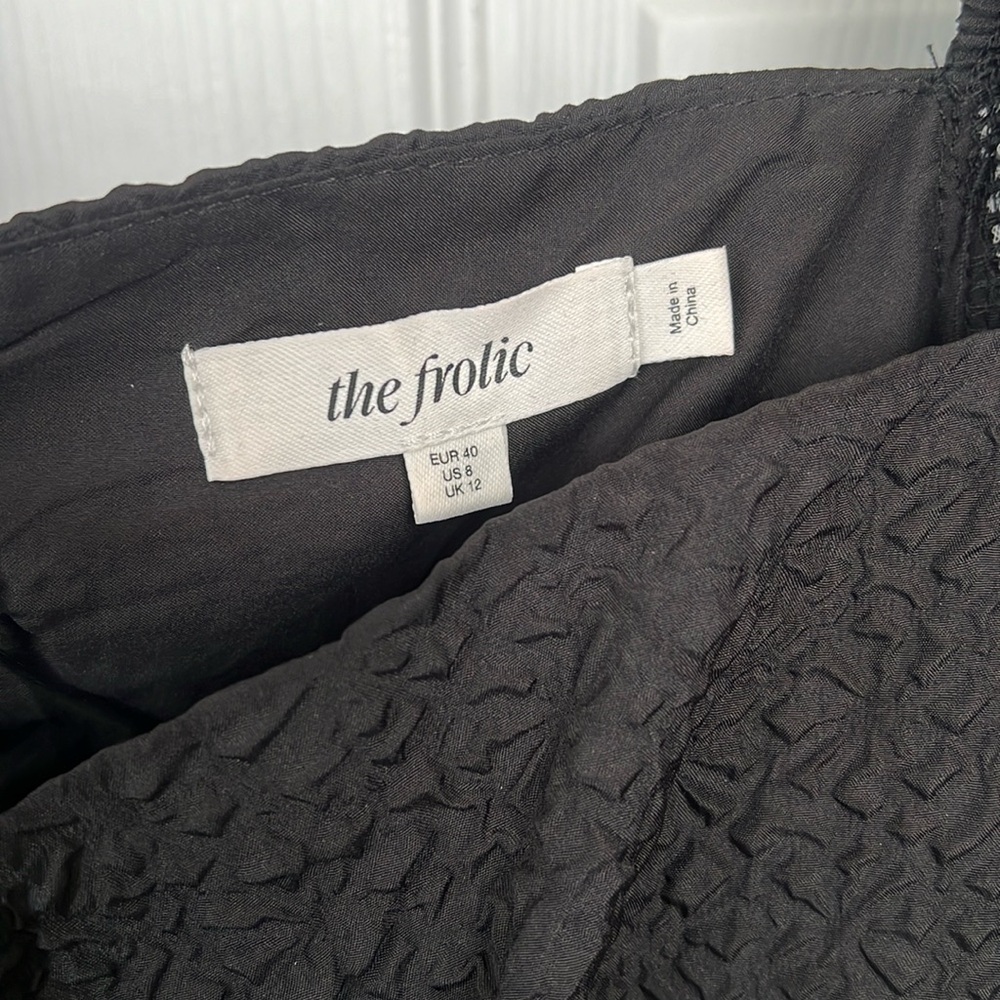 The Frolic Long Black Dress - Picture 5 of 5